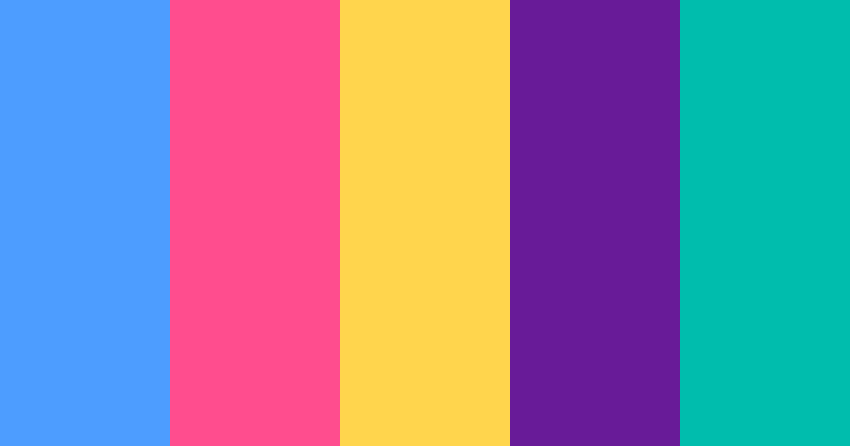 Download retro cyber elegance color palette PNG image (landscape)