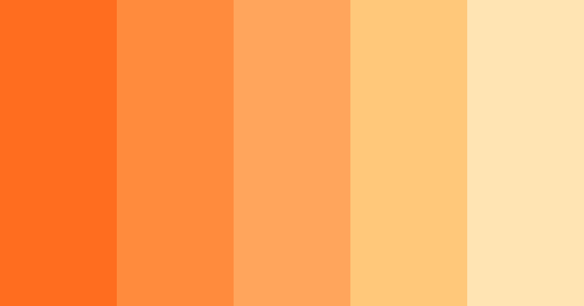 Download flamboyant sunrise color palette PNG image (landscape)