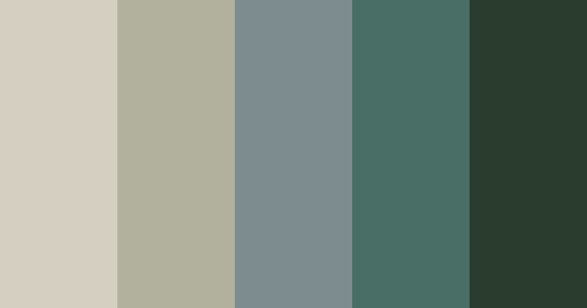 Download japandi harmony color palette PNG image (landscape)