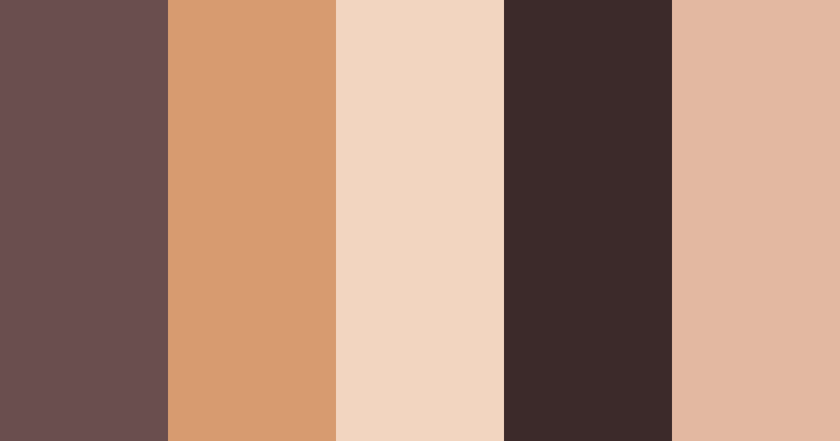 Download brown cat color palette PNG image (landscape)