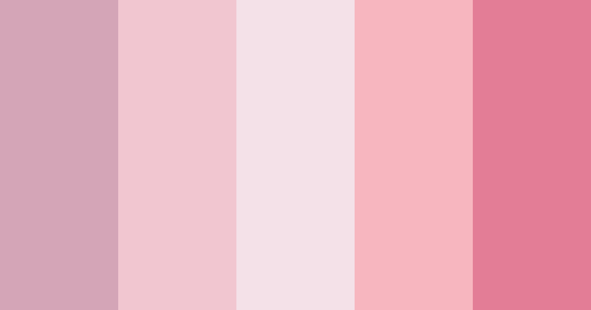 Download mountain pink color palette PNG image (landscape)