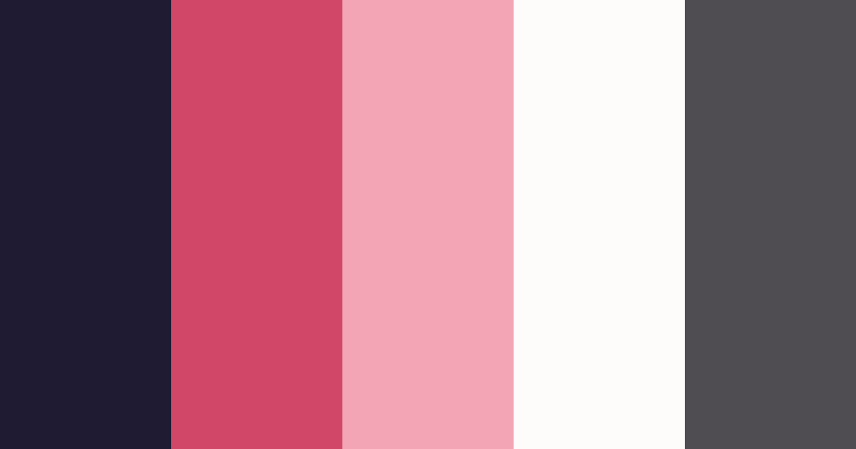 Download black pink diamond color palette PNG image (landscape)