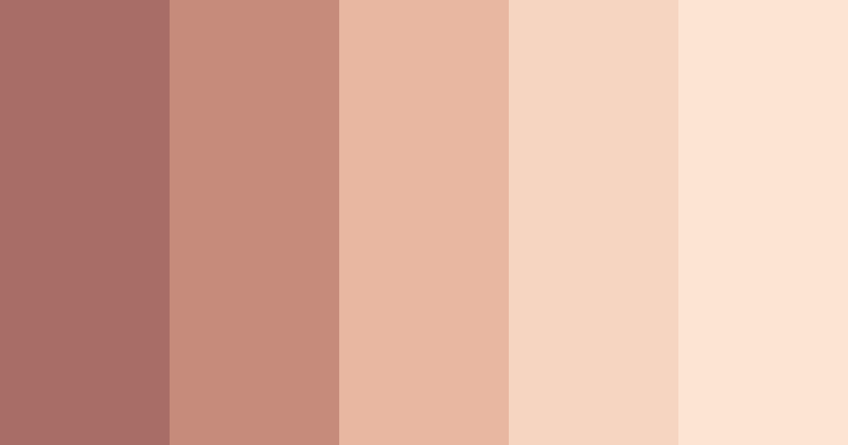 Download russett glow color palette PNG image (landscape)