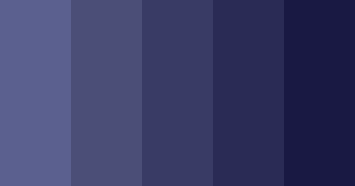 Download medieval indigo color palette PNG image (landscape)