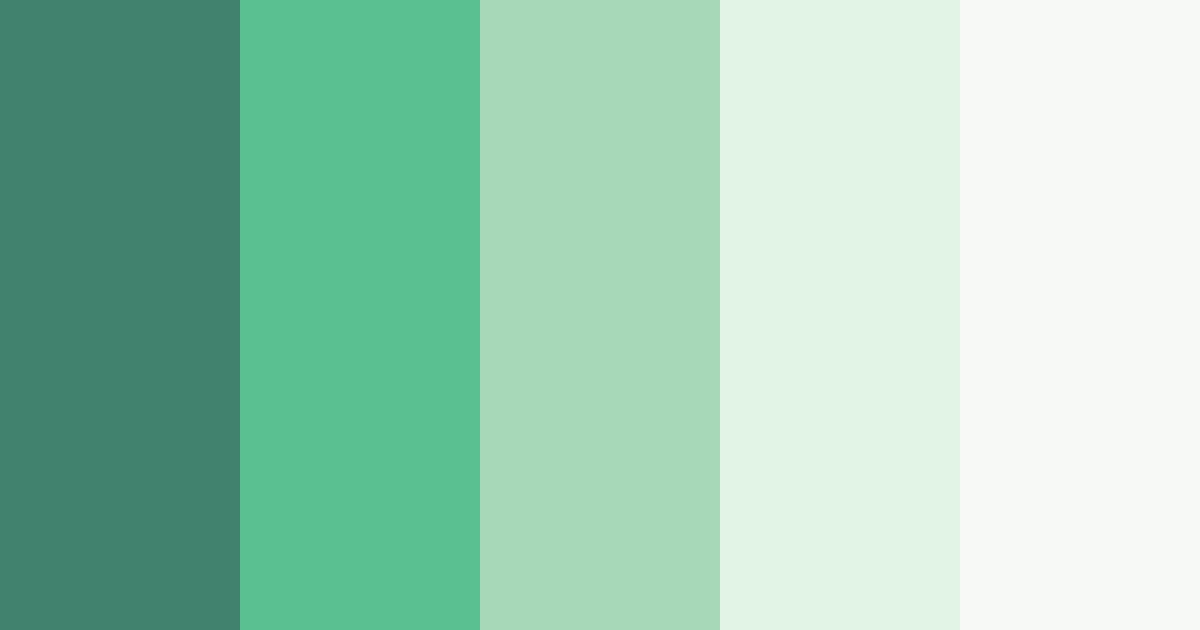 Download viridian oasis color palette PNG image (landscape)