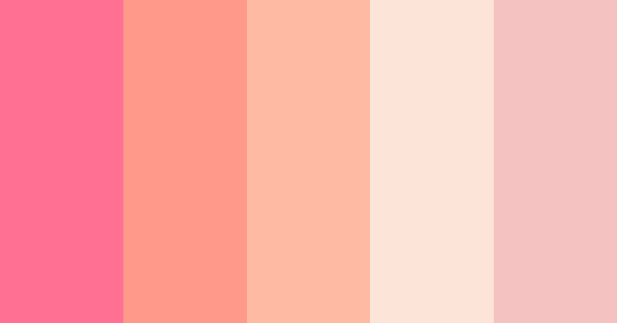 Download hibiscus blossom color palette PNG image (landscape)
