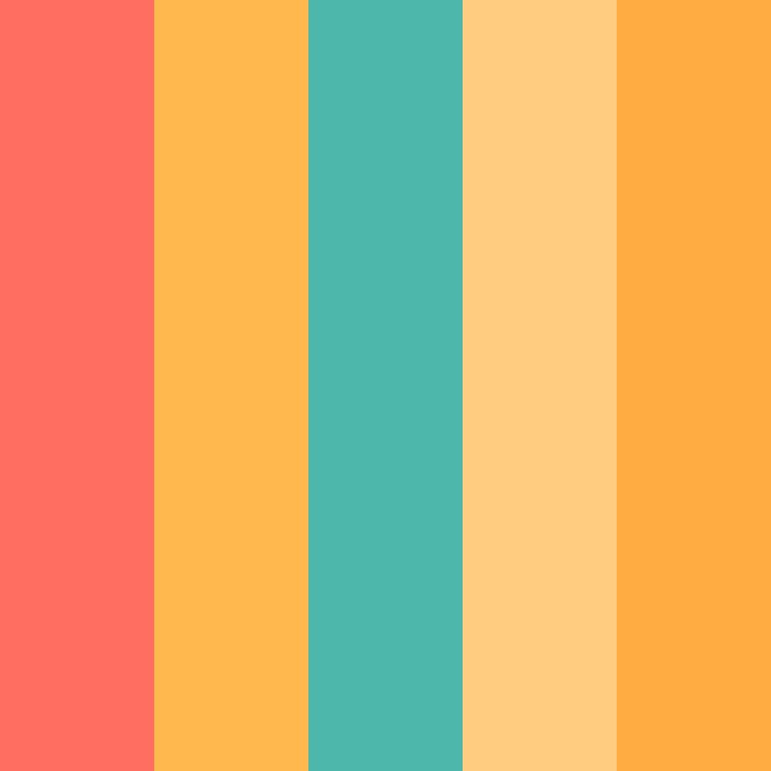 Download aloha hawaii color palette PNG image (square)