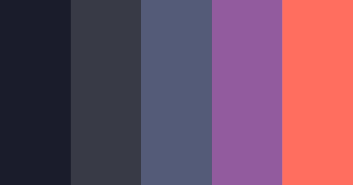 Download dark elegance color palette PNG image (landscape)