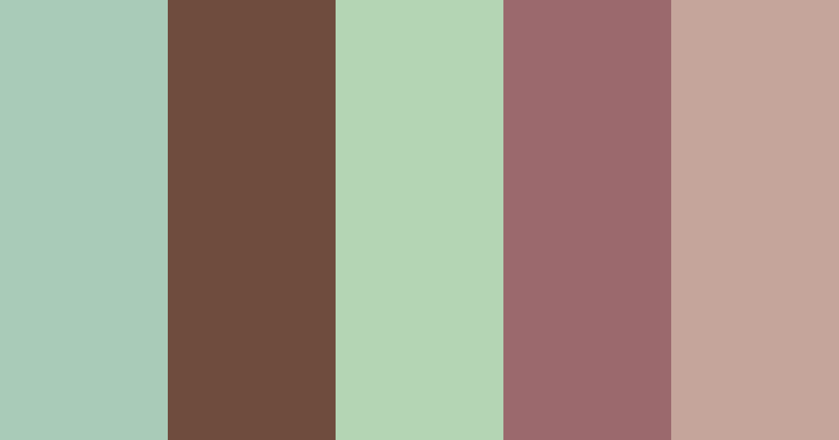 Download sage & maroon color palette PNG image (landscape)