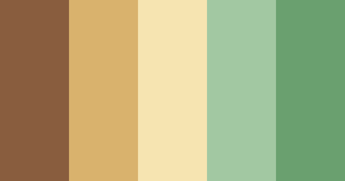 Download luxury nature color palette PNG image (landscape)