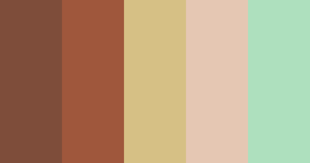 Download hazel harmony color palette PNG image (landscape)