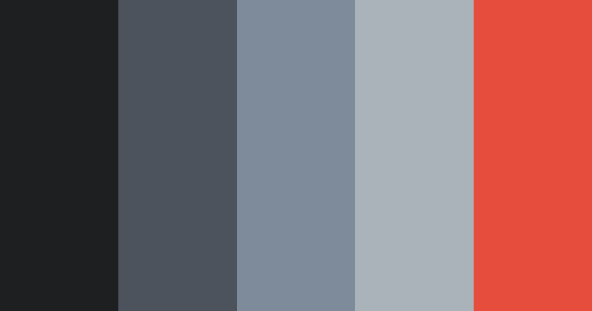 Download heavy metal lover color palette PNG image (landscape)