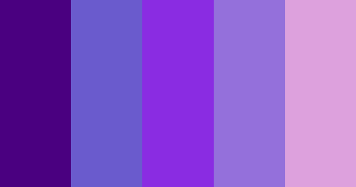 Download indigo dream color palette PNG image (landscape)