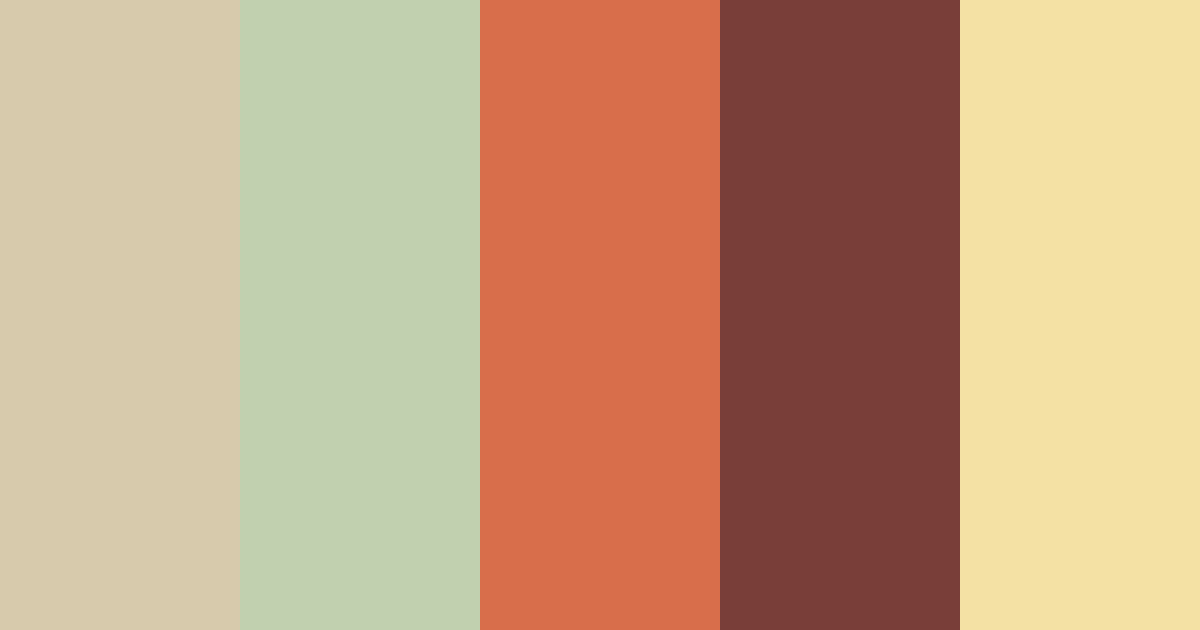 Download autumn embrace color palette PNG image (landscape)
