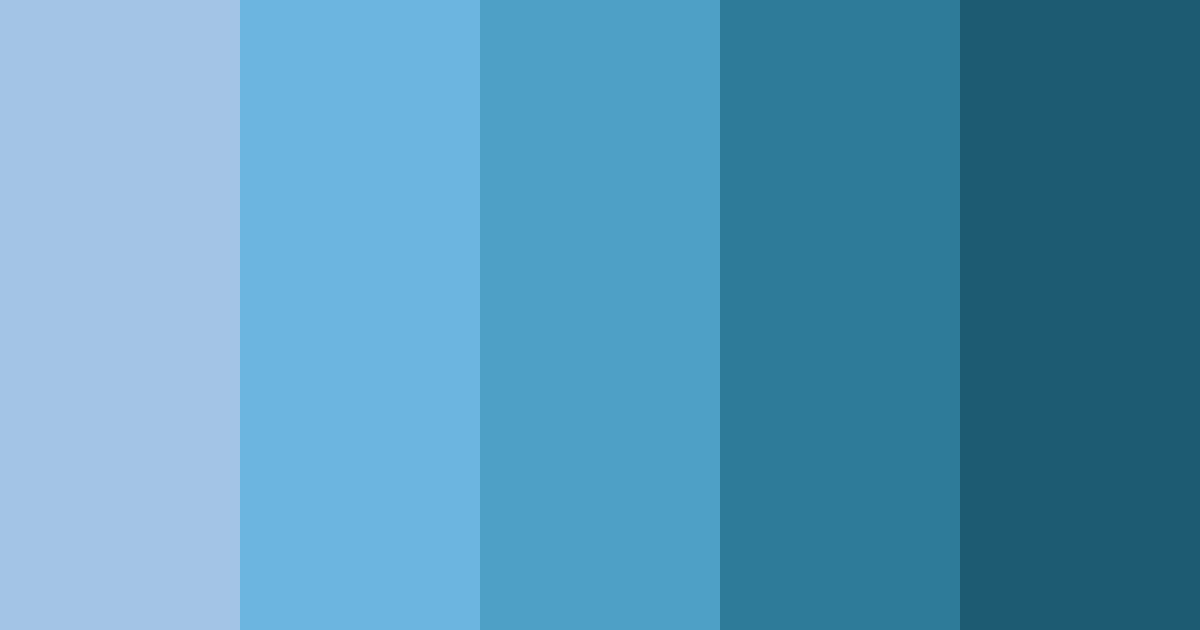 Download winter cerulean color palette PNG image (landscape)