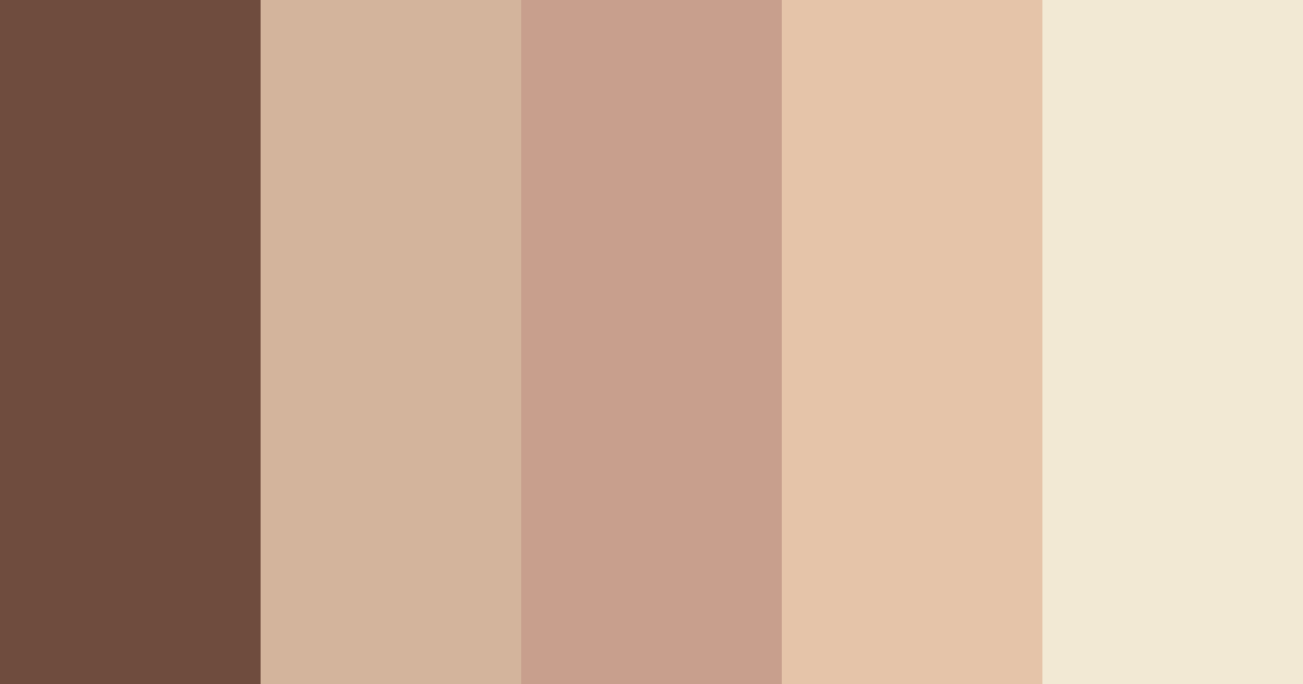 Download brown hazel color palette PNG image (landscape)