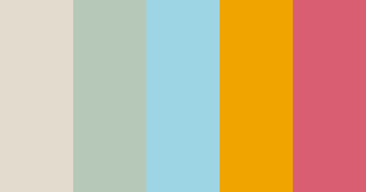 Download scandinavian serenity color palette PNG image (landscape)