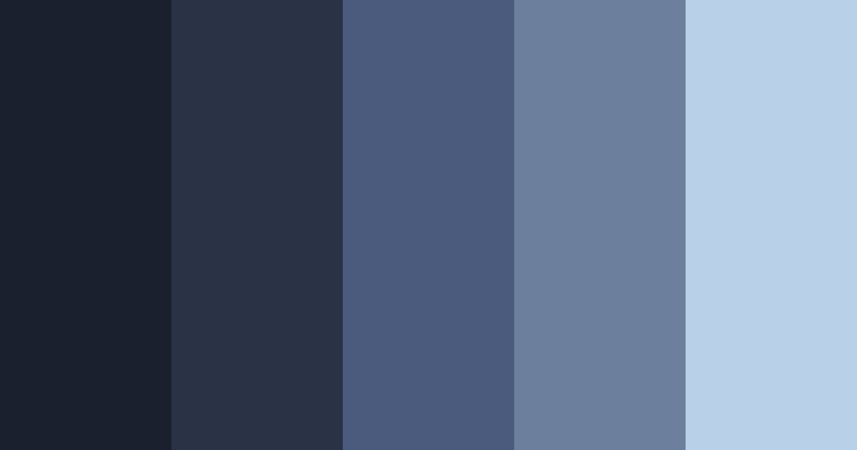 Download snow night color palette PNG image (landscape)