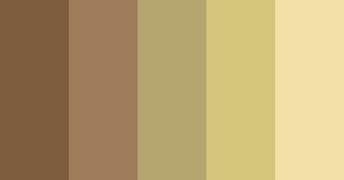 Download oakencrest color palette PNG image (landscape)