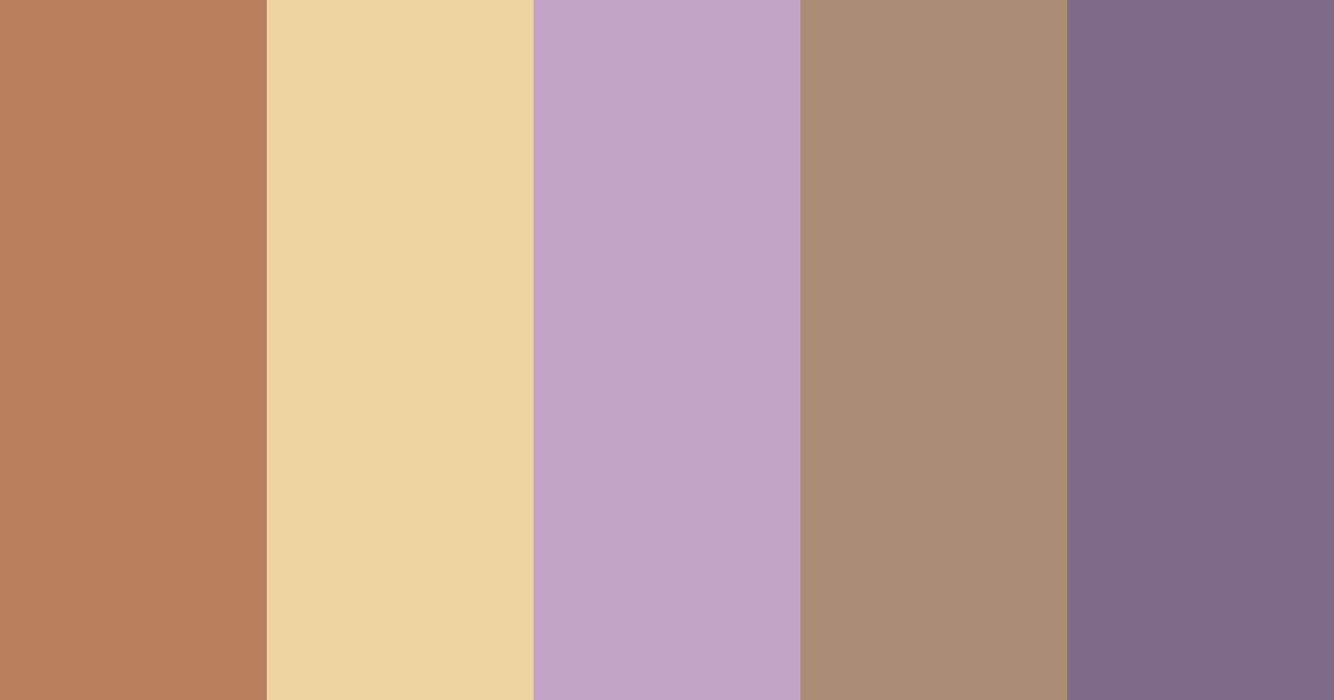 Download vintage color palette PNG image (landscape)