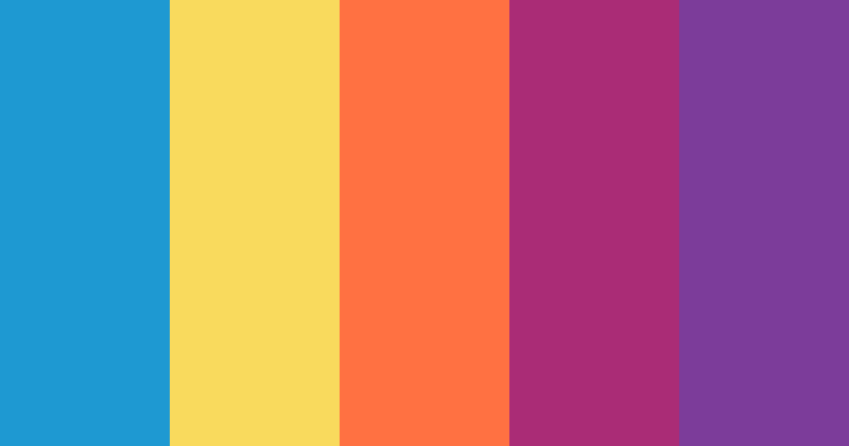 Download rainbow dash color palette PNG image (landscape)
