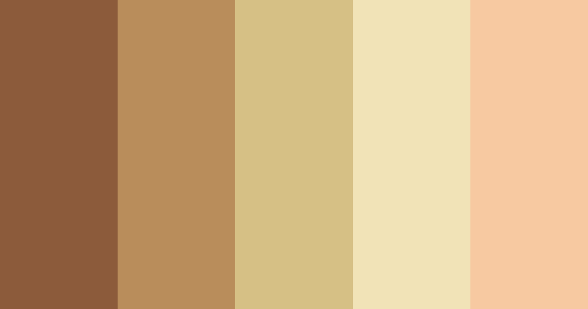 Download golden harvest color palette PNG image (landscape)