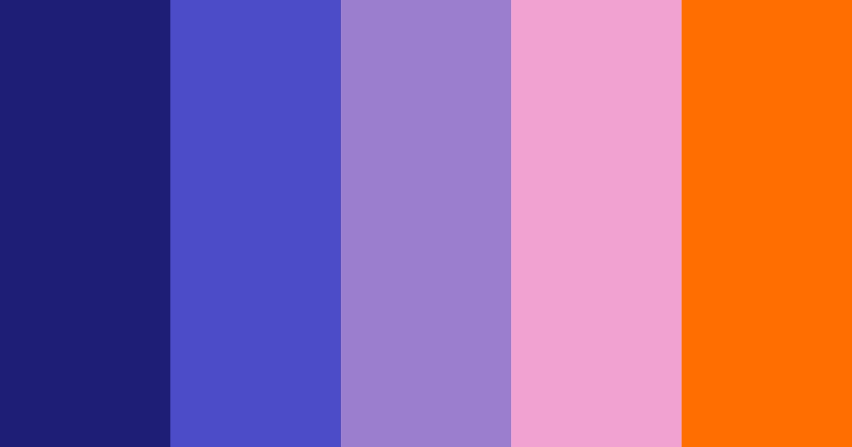 Download retro futuristic color palette PNG image (landscape)