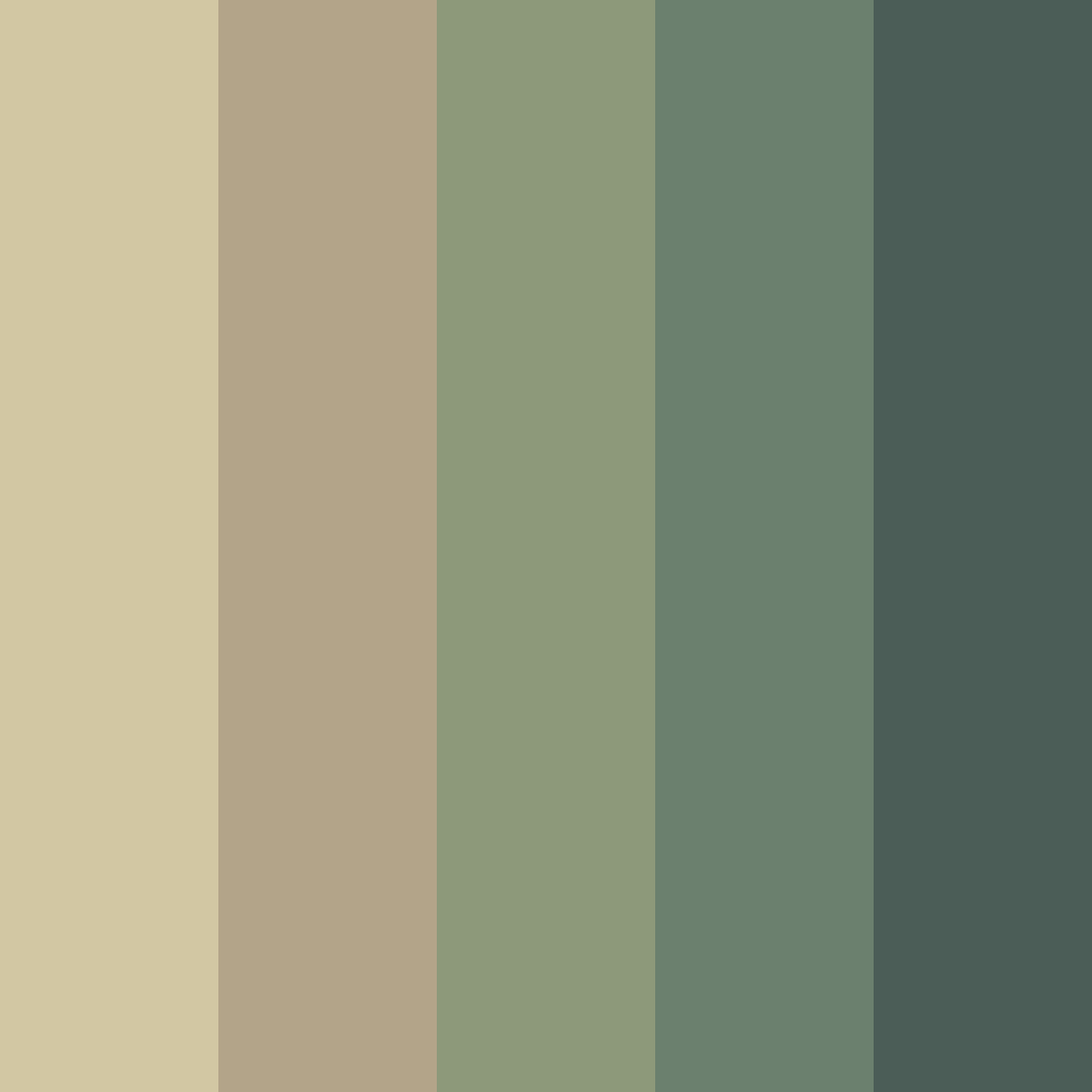 Download pastel earthy color palette PNG image (square)