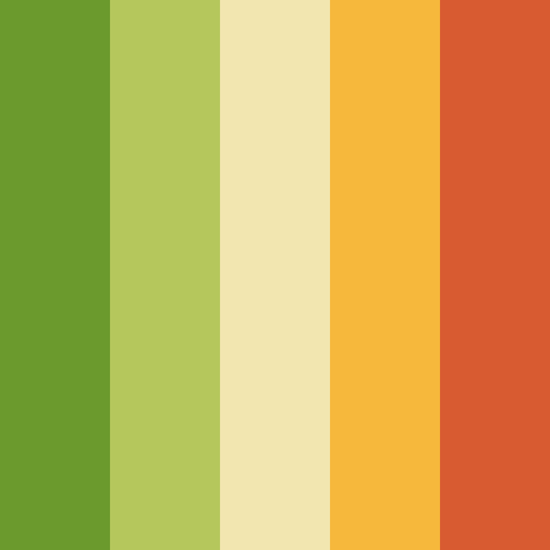 Download luxury nature color palette PNG image (square)