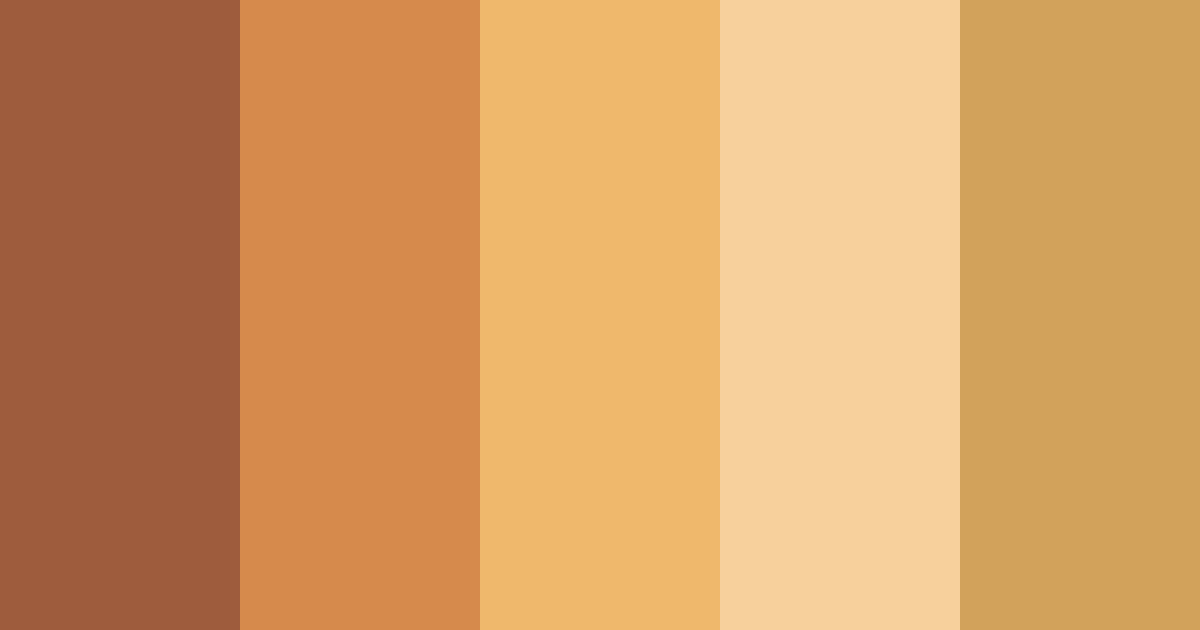 Download autumn vibe color palette PNG image (landscape)