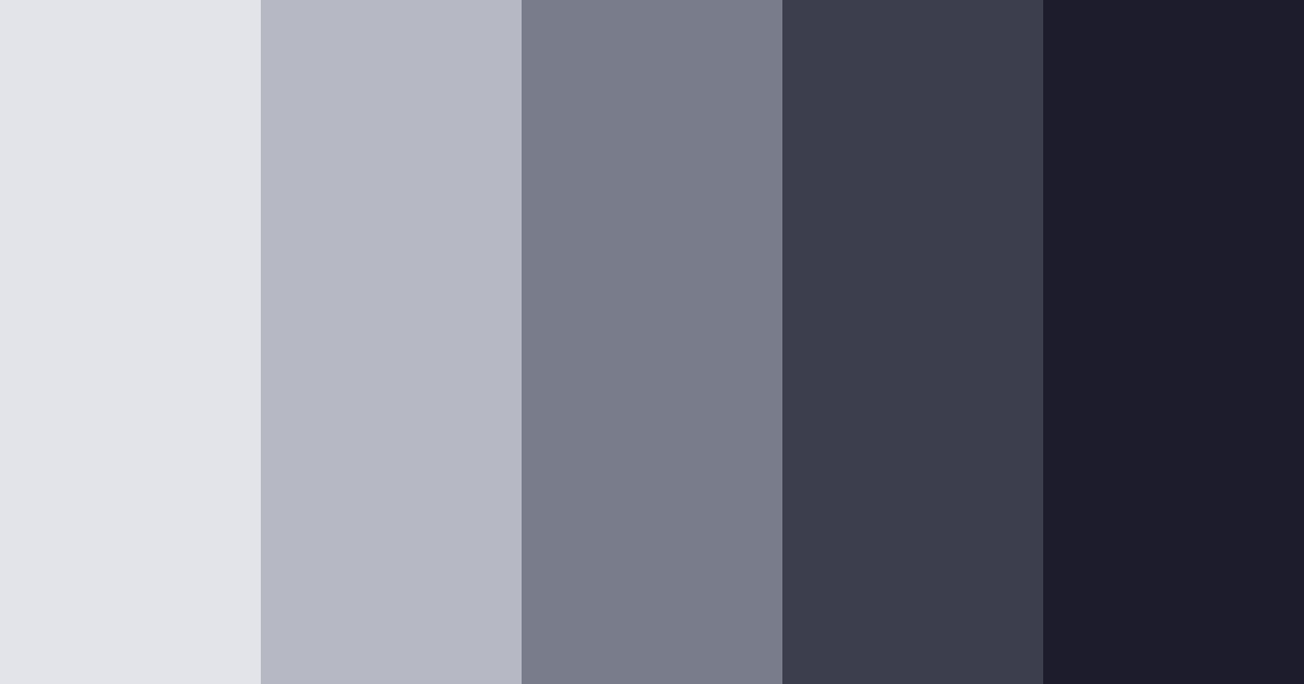 Download midnight elegance color palette PNG image (landscape)