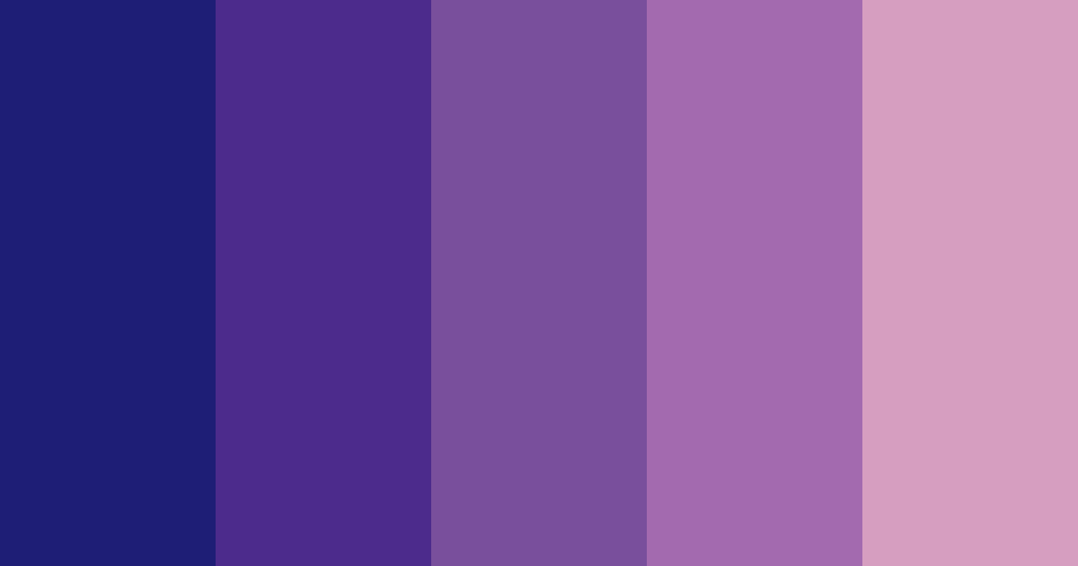 Download galactic dreams color palette PNG image (landscape)