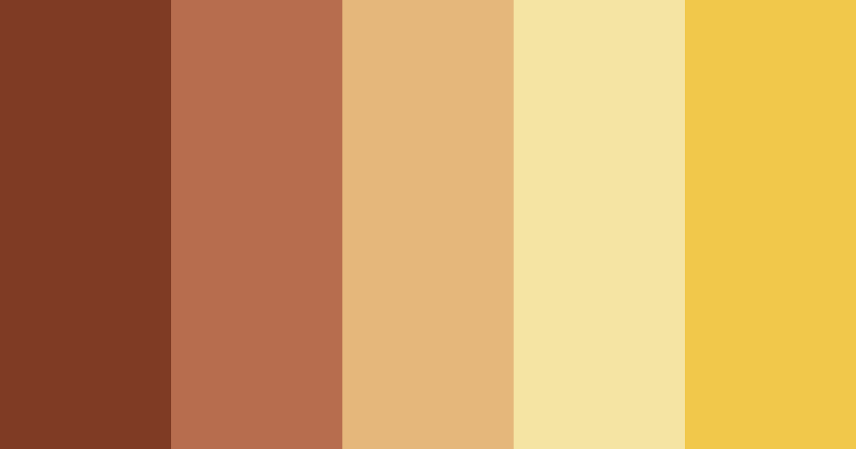 Download 70s auburn and color pop color palette PNG image (landscape)
