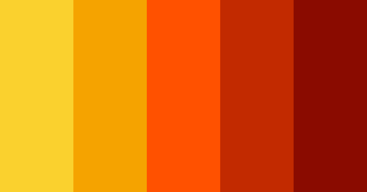 Monday and Sunday Color Palette