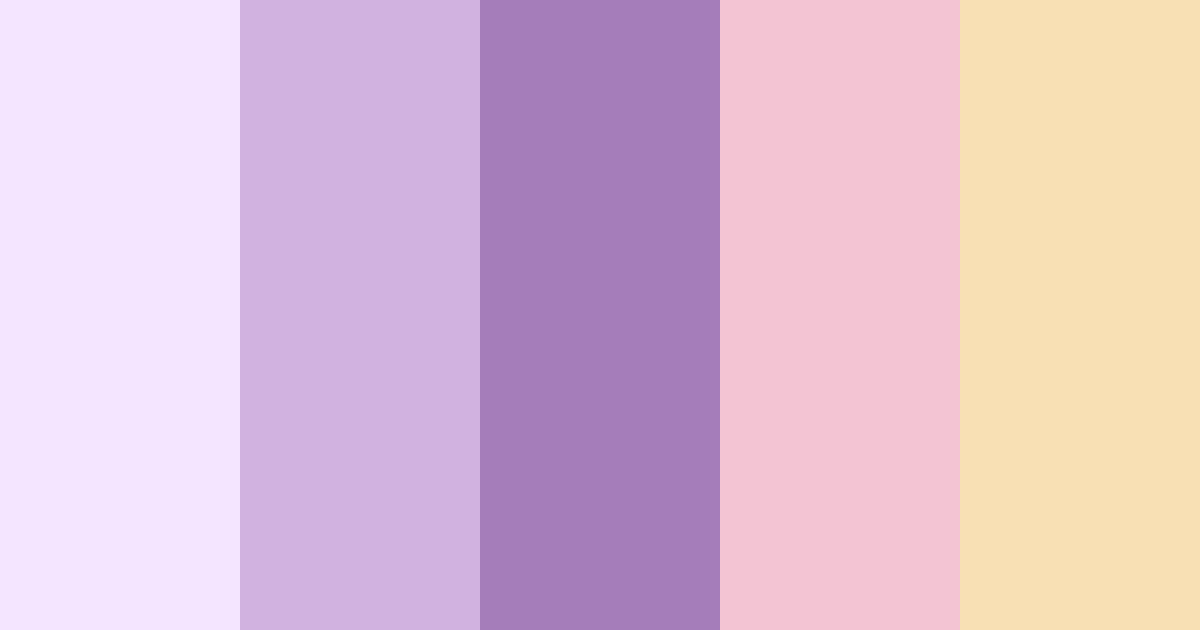 Download fairy color palette PNG image (landscape)