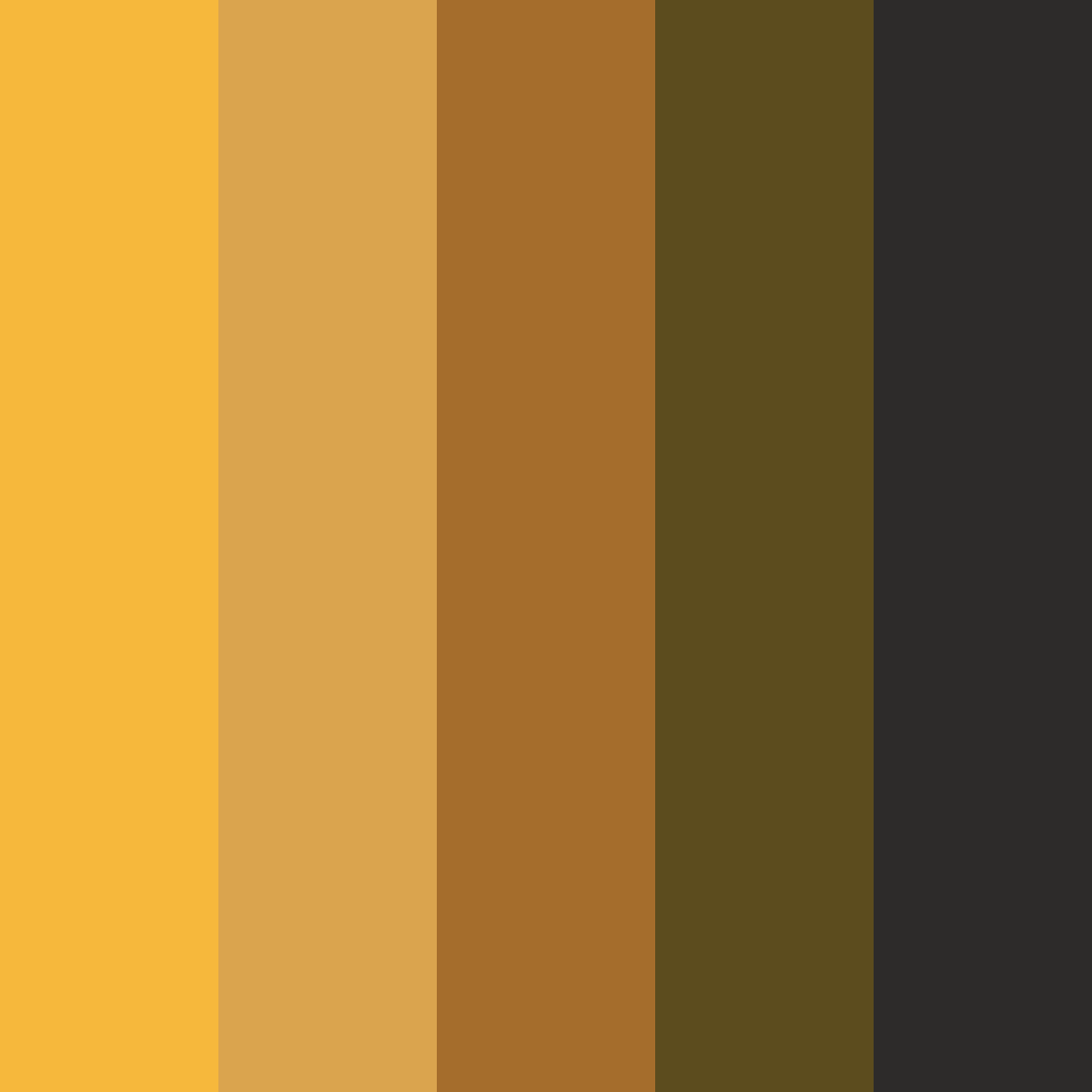 Download kanye west color palette PNG image (square)