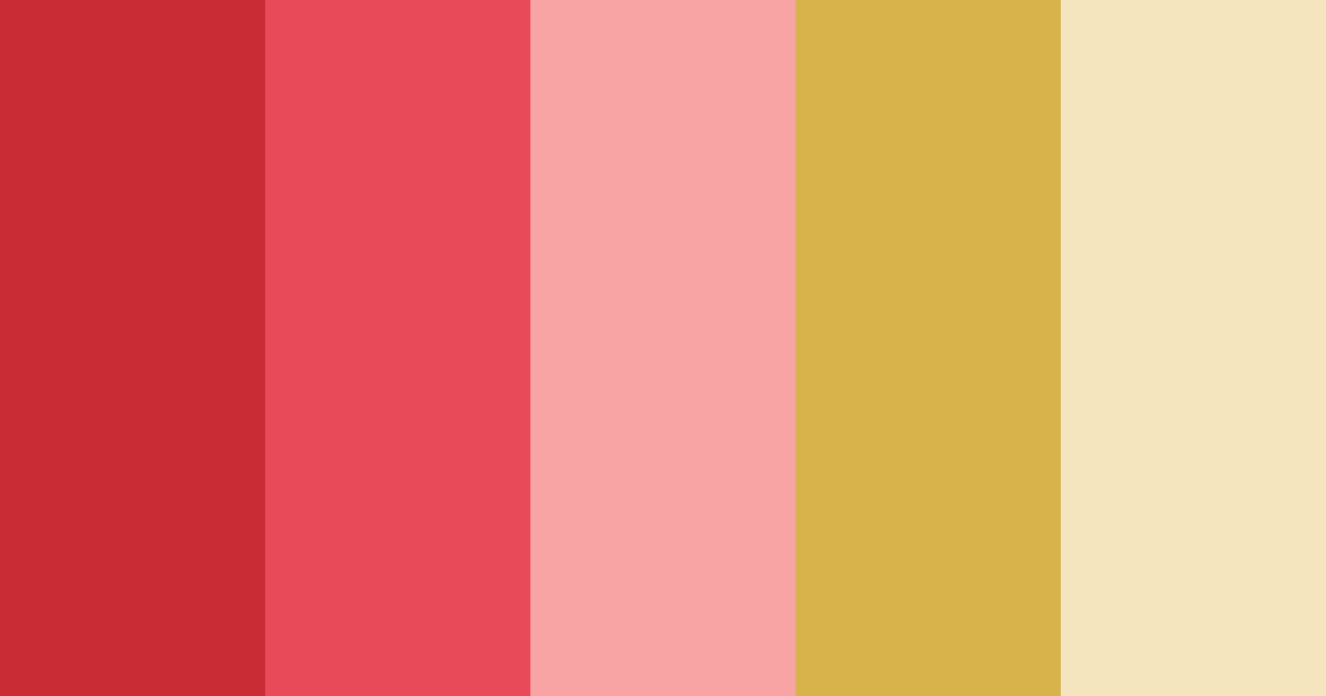Download winter red color palette PNG image (landscape)