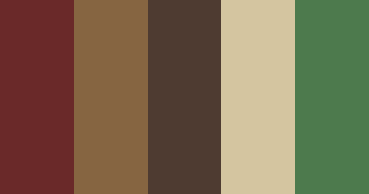 Download autumn woods color palette PNG image (landscape)