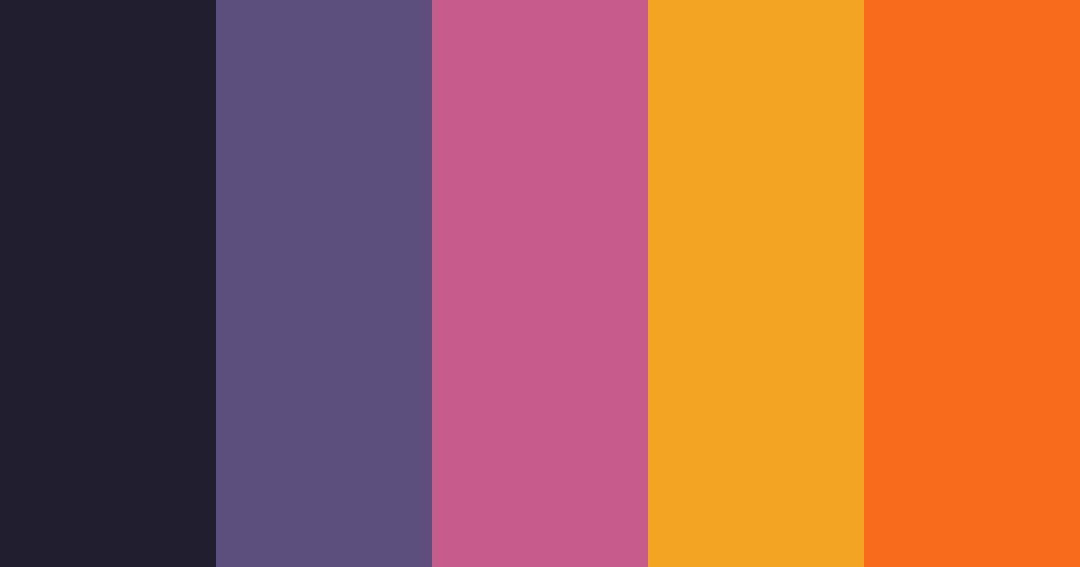 Download rock and roll color palette PNG image (landscape)