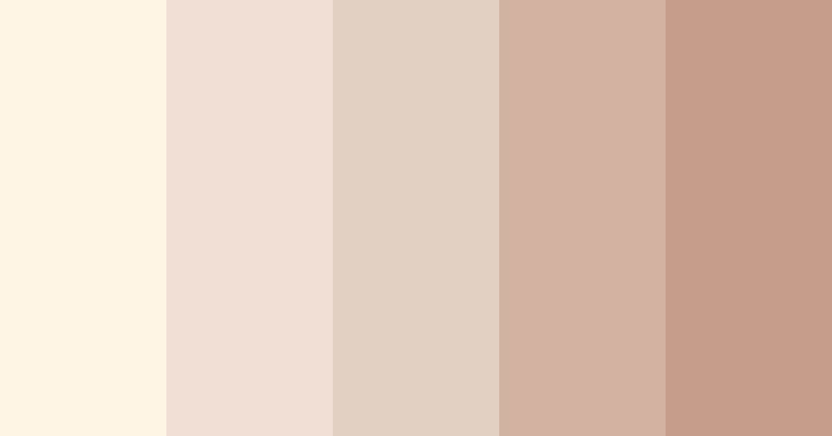 Download pale ivory fur color palette PNG image (landscape)
