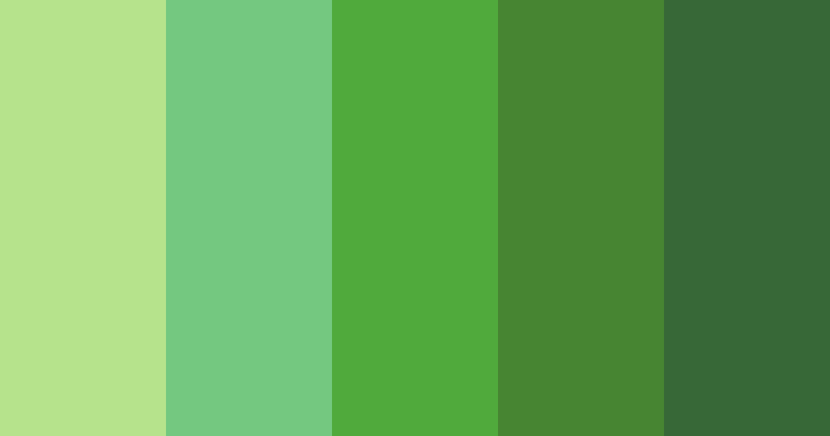 Download green haven color palette PNG image (landscape)
