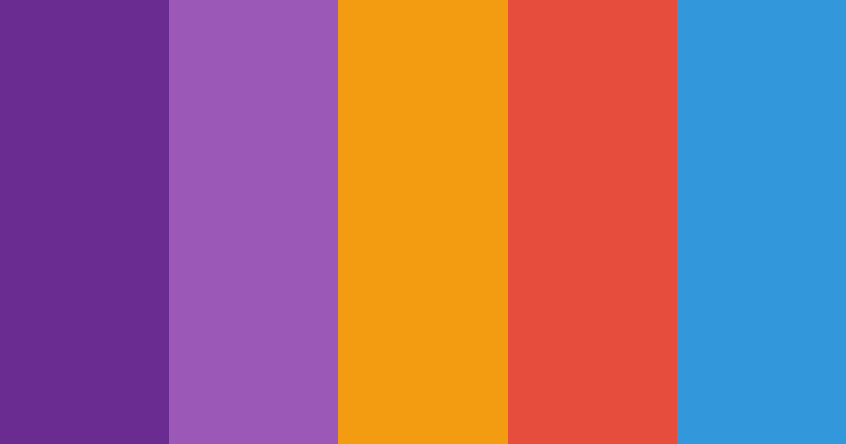 Download 90s anime vibes color palette PNG image (landscape)