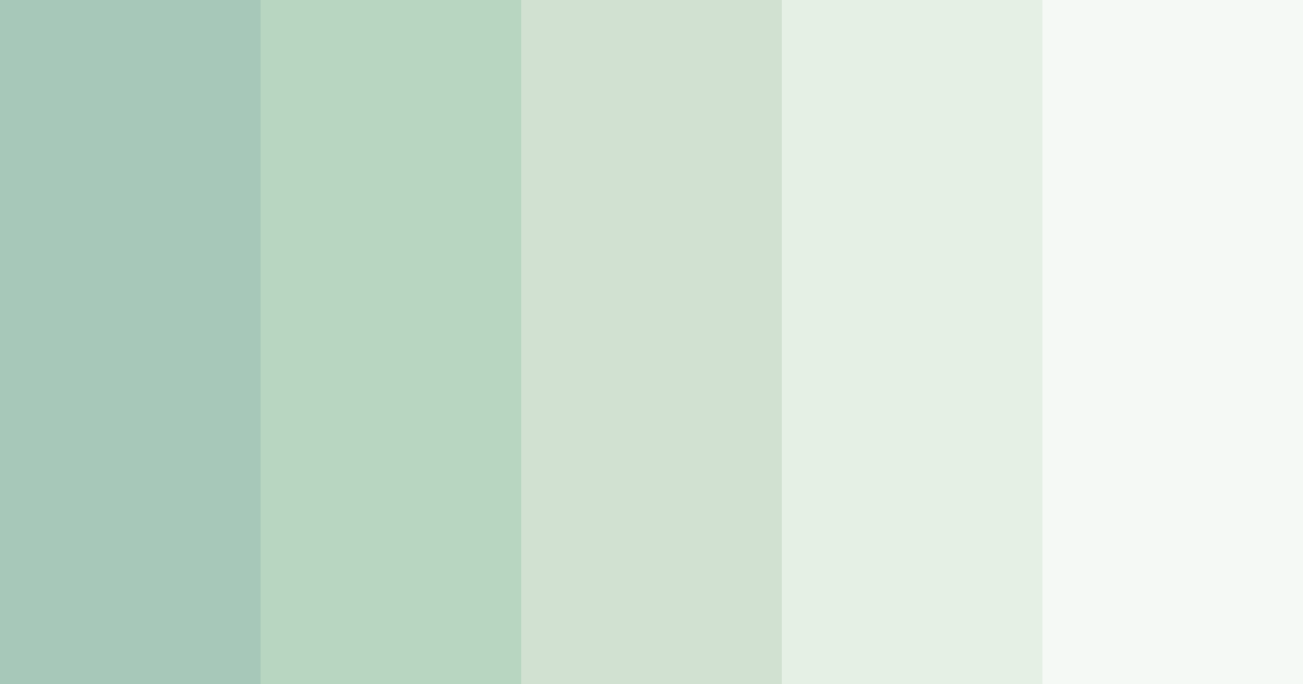 Download sage green dream color palette PNG image (landscape)