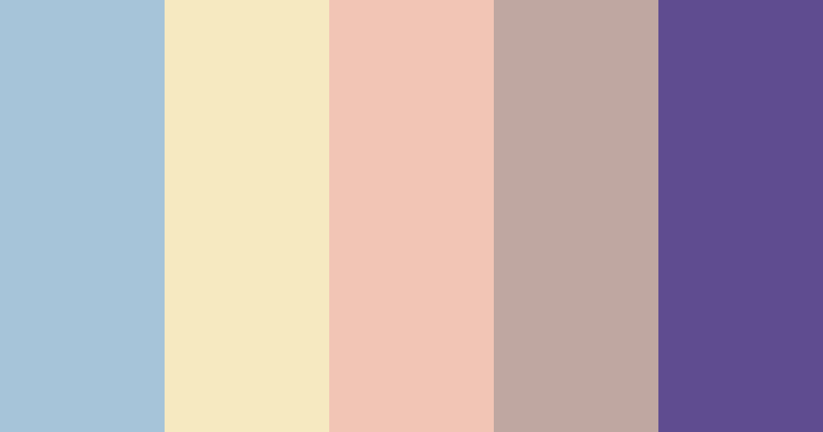 Download scandinavian serenity color palette PNG image (landscape)