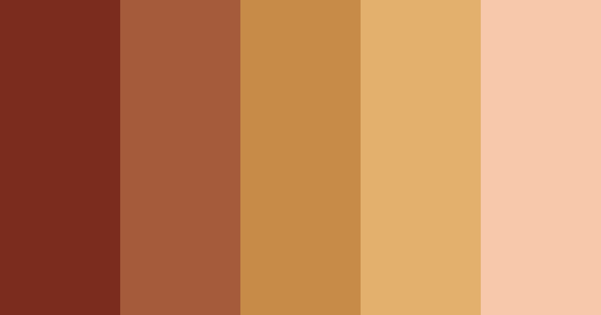 Download auburn sunset color palette PNG image (landscape)