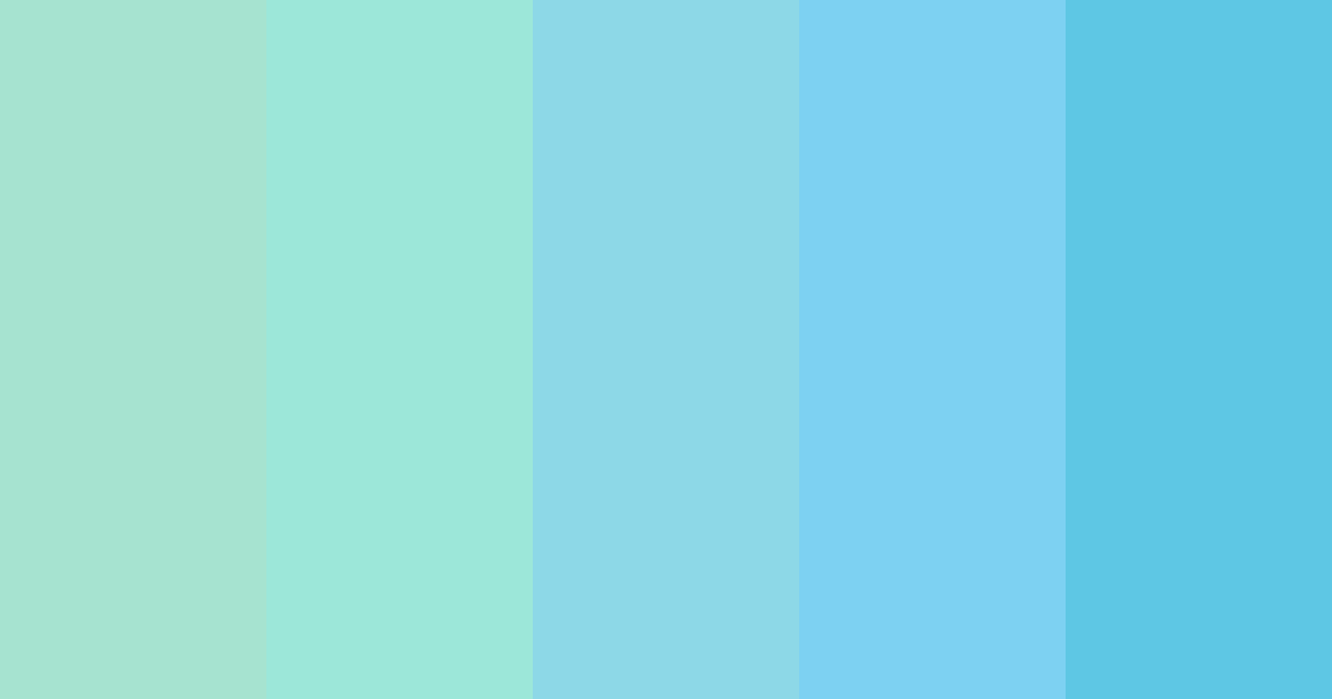 Download magic mint dream color palette PNG image (landscape)