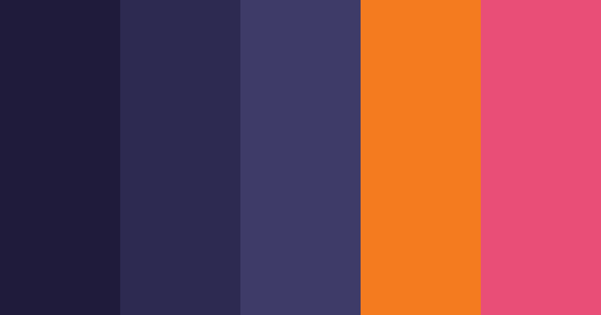 Download midnight mischief color palette PNG image (landscape)
