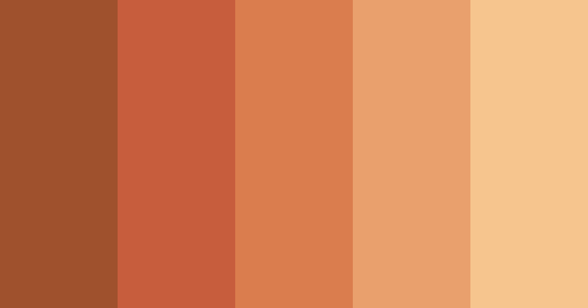 Download auburn glow color palette PNG image (landscape)