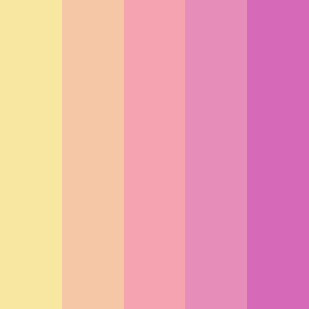 Download mellow color palette PNG image (square)