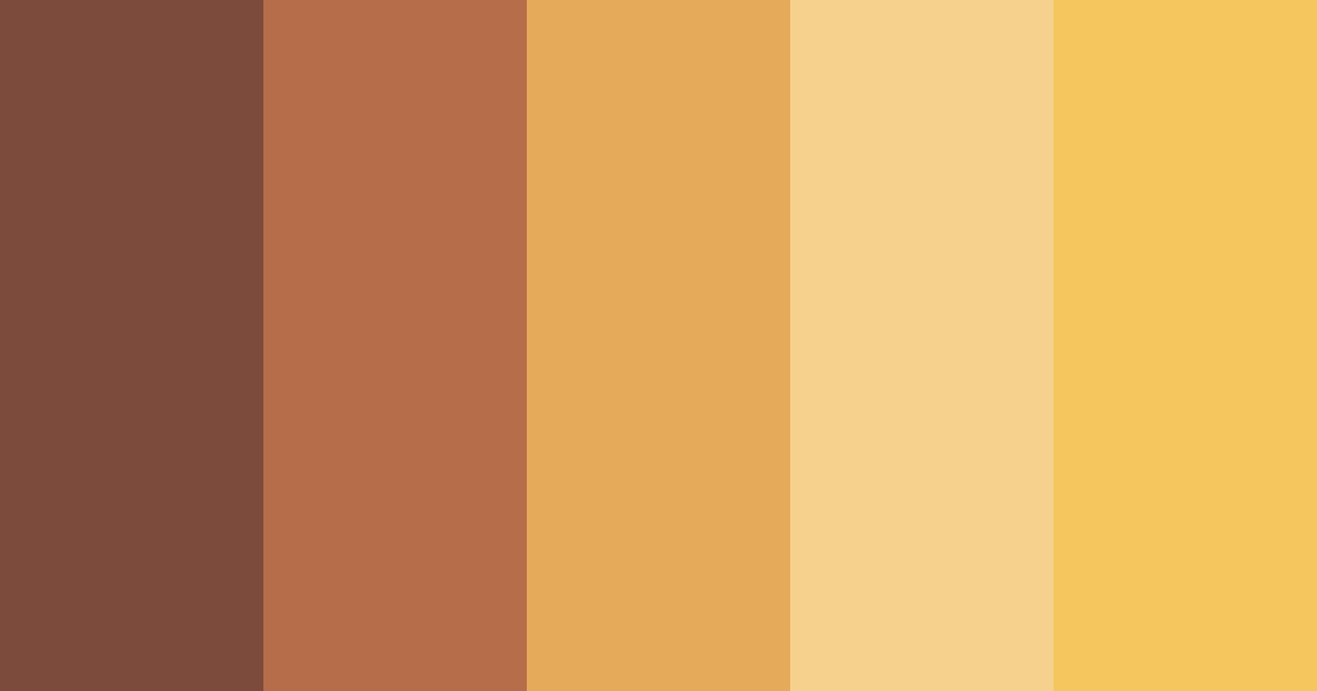 Download auburn to gold color palette PNG image (landscape)